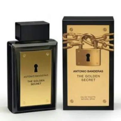 ((PREÇO TOP!!!)) 200ML . The Golden Secret Antonio Banderas - Perfume Masculino - Eau de Toilette