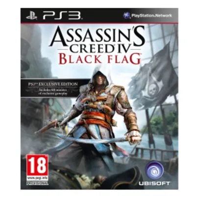 Jogo Assassin's Creed IV: Black Flag - | PS3 por R$ 10