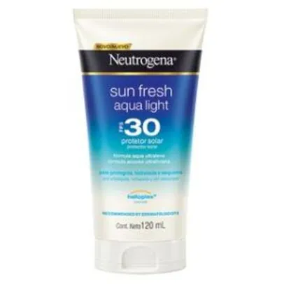 Protetor Solar Neutrogena Sun Fresh Aqua Light FPS30 - 120ml | R$24