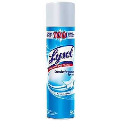 LYSOL Desinfetante Spray - Pureza do Algodão 295g, Azul