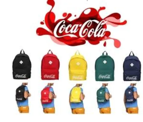 [Submarino] Mochila Coca-Cola Jeans Super - Várias Cores - Tamanho Único por R$ 50