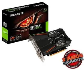 Placa de Vídeo Gigabyte GeForce GTX 1050 Ti 4GB GDDR5 128Bit, GV-N105TD5-4GD