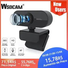 [Novos usuários] Web Cam Full HD 1080P com Microfone