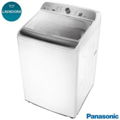 Lavadora de Roupas Panasonic 14 kg Branca com 09 Programas de Lavagem e Espuma Ativa - NA-F140B5W por R$ 1249