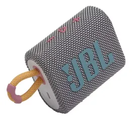 Alto-falante JBL Go 3 portátil com bluetooth waterproof grey 