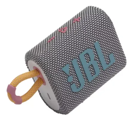 Alto-falante JBL Go 3 portátil com bluetooth waterproof grey 