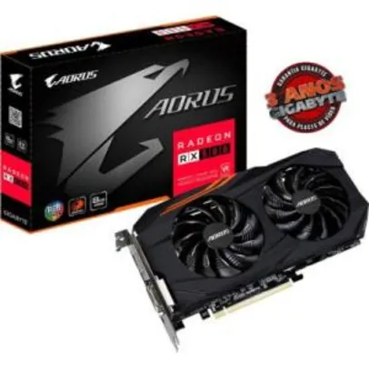 Placa de Vídeo Gigabyte AMD Radeon RX 580 Aorus 8G, GDDR5 - GV-RX580AORUS-8GD