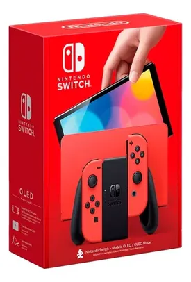 [Meli +/ CC Mercado Livre] Nintendo Nintendo Switch OLED OLED 64GB cor  vermelho