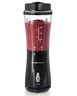 Liquidificador Individual, Preto, 110v, Hamilton Beach