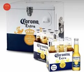 Kit Cooler Corona + 12 Coronitas 210ml | R$149