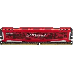 Memória Crucial Ballistix Sport LT 4GB 2400Mhz DDR4 CL16 Red | R$166