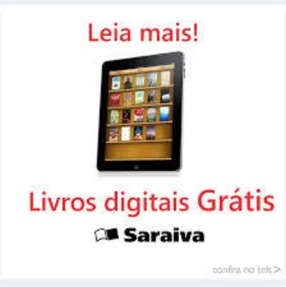 Ebooks gratis Saraiva.com
