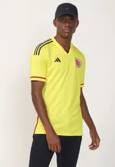 Camisa adidas Performance Federación Colombiana de Fútbol Amarela