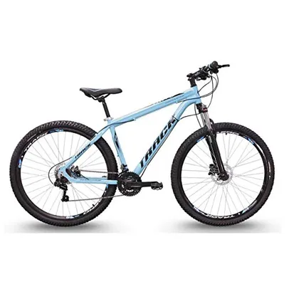 Bicicleta Trivo Adulto Aro 29 Alumínio 21 Marchas Câmbio Shimano Azul, Track Bikes