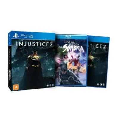Injustice 2 com filme Liga da Justiça Sombria PS4 - R$ 127