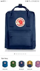 Mochila Fjallraven Kanken Mini Polyester - R$190