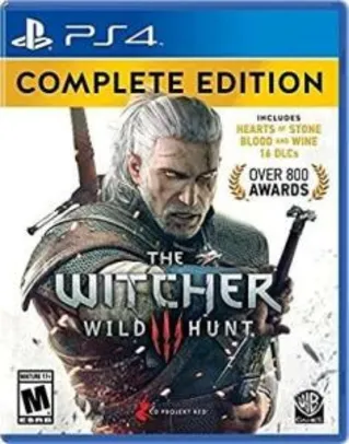 [PS4] Jogo The Witcher 3: Wild Hunt – Complete Edition | R$62