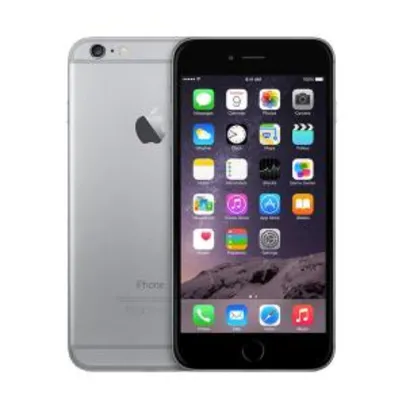 Iphone 6 32GB Cinza Espacial, Tela 4.7" IOS 8, Câmera 8MP, 4G Processador 1.4 Ghz Dual Core - Apple - R$1849