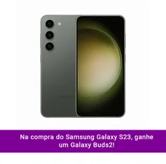 Samsung Galaxy S23 5G 256GB, 8GB Octa-Core, Câmera Tripla Traseira 50MP+10MP+12MP Selfie 12MP, Tela 