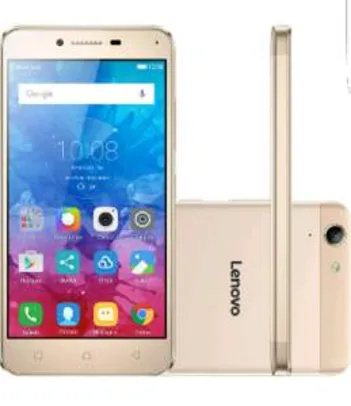 [AMERICANAS]Smartphone Lenovo Vibe K5 Dual Chip Android Tela 5" 16GB 4G Câmera 13MP - Dourado