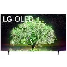 Smart TV LG OLED 65 4K OLED65A1 Dolby Vision IQ Dolby Atmos Inteligência Artificial Thinqai Google Alexa