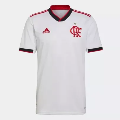 Camisa adidas Masculina 2 Flamengo 22/23 Branca