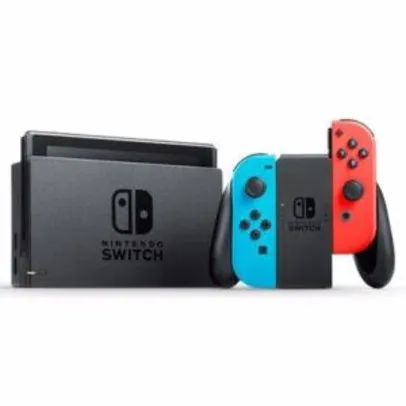 [Boleto] Console Nintendo Switch 32GB Neon | R$1.484