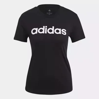 CAMISETA FEMININA ESSENTIALS SLIM LOGO