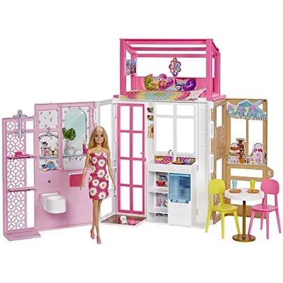 Barbie Estate Casa Glam com boneca, Multicolor