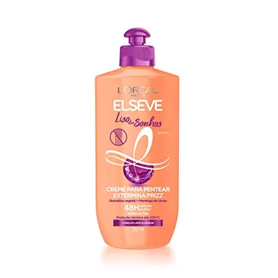 Creme para Pentear L'Oréal Paris Elseve Liso dos Sonhos, 250ml