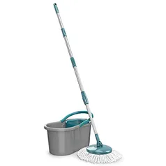 Flash Limp MOP5010 - Mop FIT Giratório, Medidas Balde - 22 cm x 39 cm x 20,5 cm, Cabo com refil - 35 cm x 35 cm x 104 cm a 128 cm