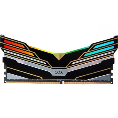 Memória DDR4 OLOy WarHawk Black, 8GB, 3000MHZ, RGB | R$269
