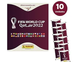 Blister Cartela C/ 30 Envelopes de Figurinhas da Copa Do Mundo Qatar 2022