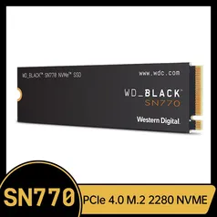 SSD Western Digital WD SN770 500GB NVMe Gen4 PCIe M.2 2280 PCIe 4.0