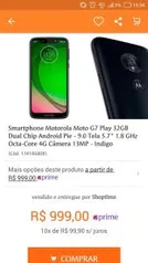 Moto g7 play lançamento [AME] | R$999