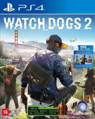 [Cartão Saraiva] Watch Dogs 2 - PS4