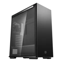 Gabinete Gamer DeepCool Macube 310, Mid Tower, Vidro Temperado, Black, Sem Fonte, Sem Fan, GS-ATX-MACUBE310-BKG0P