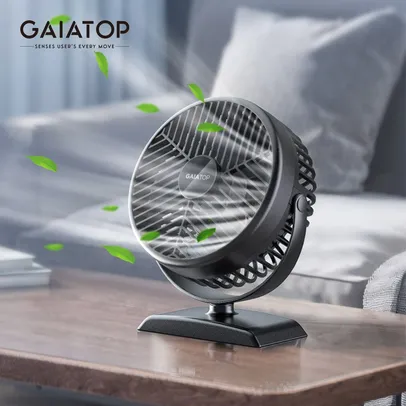 Ventilador de Mesa Portátil Gaiatop USB 360° 