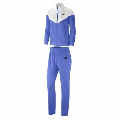 Agasalho Nike Sportswear Branco/Lilás - Feminino | R$200