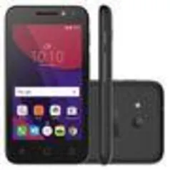 Smartphone Alcatel Pixi 4 4034E, Quad Core, Android 6.0, Tela 4´, 8MP, 8GB, Dual Chip, Desbloqueado - Preto + Capas Extras R$ 259,00