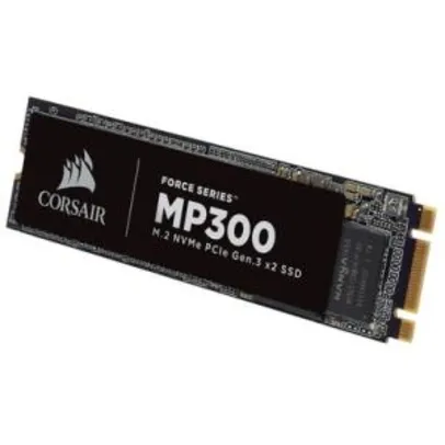 SSD Corsair Force Series MP300 120GB M.2 Leituras: 1520MB/s e Gravações: 460MB/s - CSSD-F120GBMP300