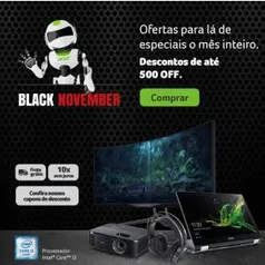 Até R$ 500 OFF no site da Acer