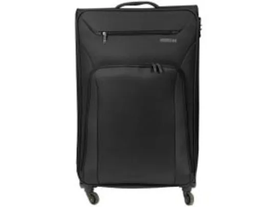 Mala de Viagem American Tourister Grande 32Kg - Expansiva com Giro 360º South Beach II Azul Preta - R$280