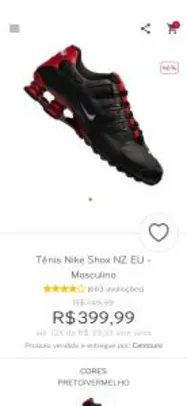 Nike Shox NZ EU - R$400