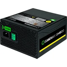 Fonte Gamemax 600W, 80 Plus Bronze, Semi-Modular - GM600