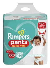 (180 Fraldas) Pampers Pants Ajuste Total Xxg 60 Unidades (3 pacotes)