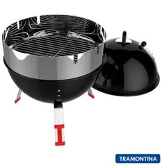 Churrasqueira a Carvão Tramontina TCP-320F em Aço Esmaltado e Inox - R$589