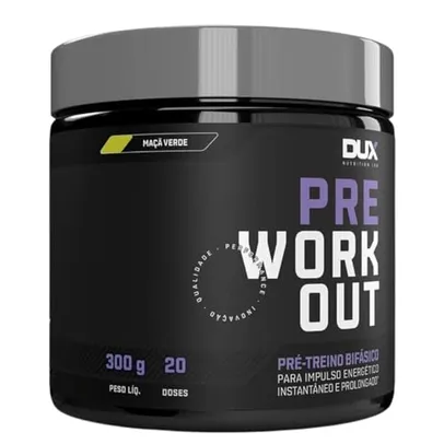 [APP] DUX Pré Treino Bifásico Pre Workout Original Sabor Maçã Verde 300G Dux Nutrition