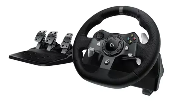 Volante Gamer G920 Driving Force Para Xbox E Pc Logitech Cor Preto