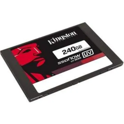 [SHOPTIME] SSD Kingston UV300 240GB R$ 287,99 no boleto
